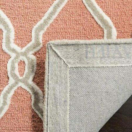 Safavieh Cambridge Hand Tufted Accent Rug- Coral - Ivory- 2 x 3 ft. CAM352W-2